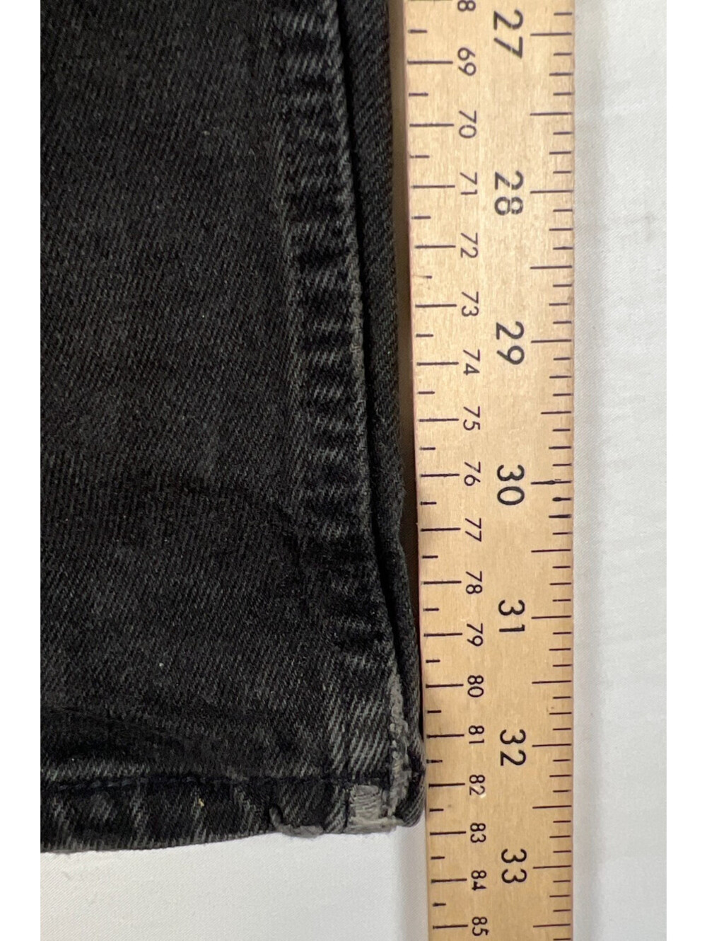 Vintage Levi's 550 Made in USA Men Size 30x34 Black Relaxed Fit Tapered Jeans - Picture 11 of 13